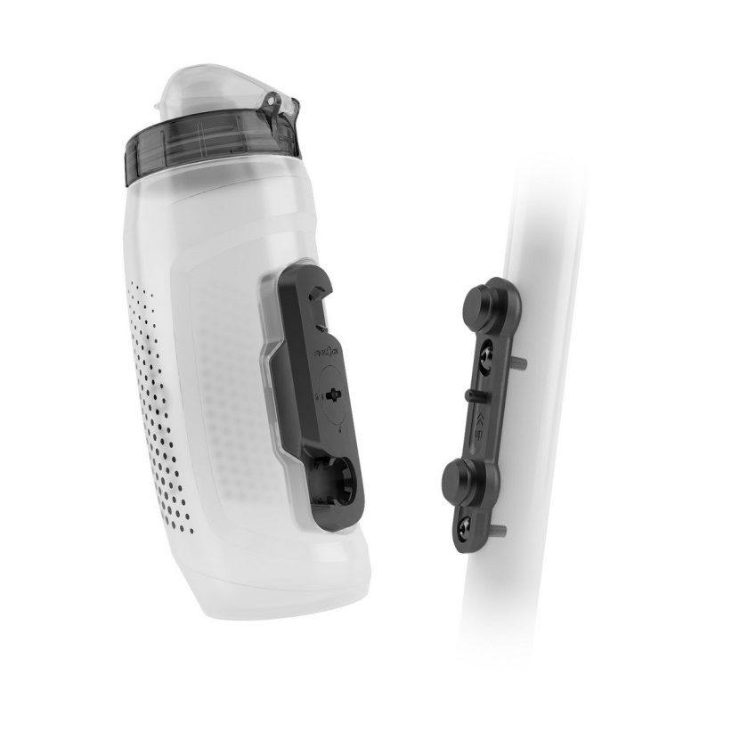 FIDLOCK - set láhve s držákem BOTTLE TWIST průhledná bílá 590 ml