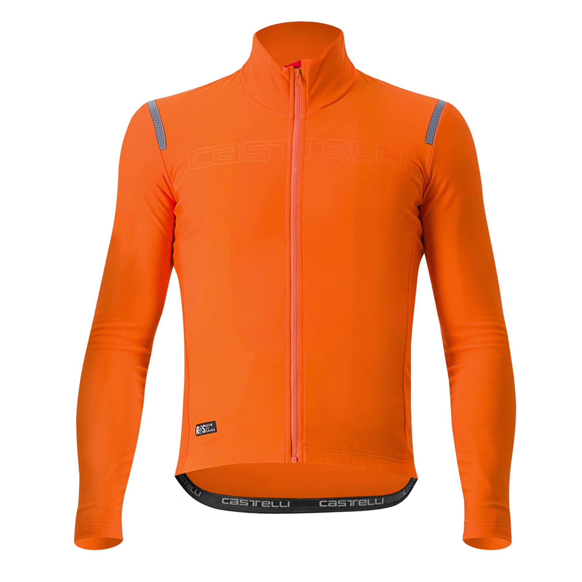 CASTELLI - zateplený dres Tutto Nano RoS Jersey red orange | bikero.cz