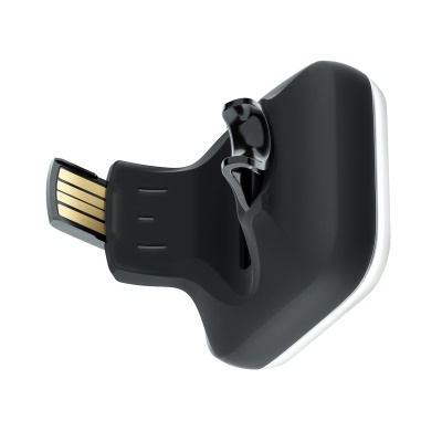 KNOG - přední blikačka Blinder Skull černá (1)