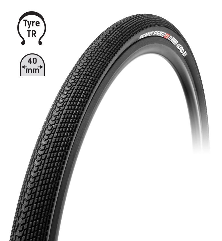 TUFO - plášť Gravel SPEEDERO 700x40C bezdušový černý