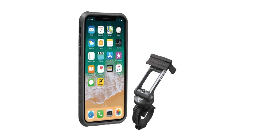 TOPEAK - obal RIDECASE pro iPhone X černá/šedá