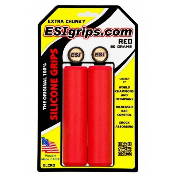 ESI GRIPS - gripy CHUNKY EXTRA 34 mm červená
