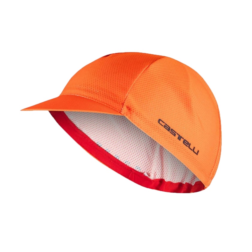 CASTELLI - čepice Rosso Corsa 2 oranžová