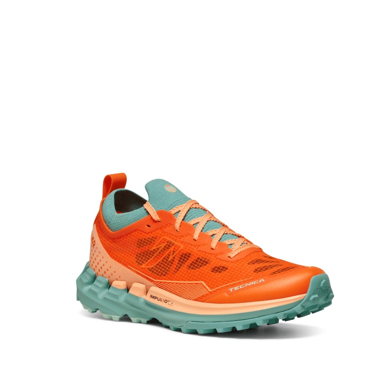 TECNICA - dámské běžecké boty Pyrox Speed Ws, orange/aqua green