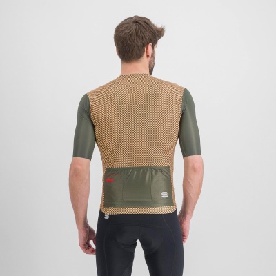 SPORTFUL - dres Checkmate jersey, beetle papaya (6)