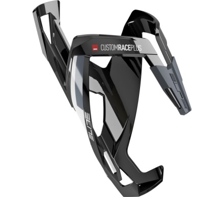 ELITE - košík CUSTOM RACE PLUS černý lesklý/bílý ELITE - košík CUSTOM RACE PLUS černý lesklý/bílý