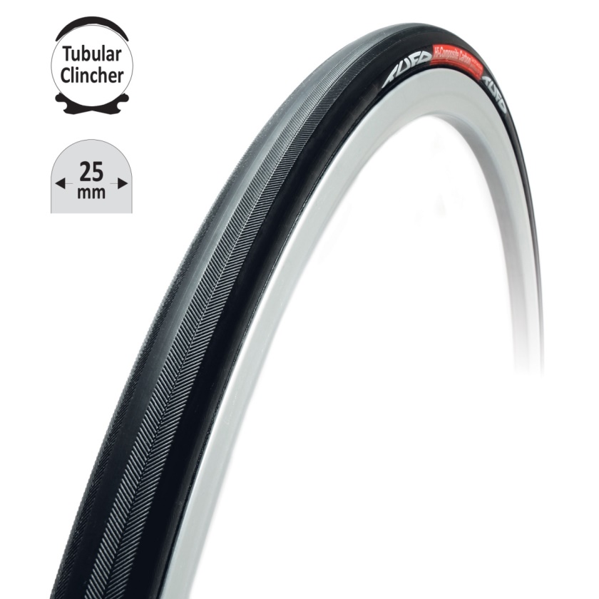 TUFO - galuska-clincher T.C HiCC 25 černo-černá 28"/25mm