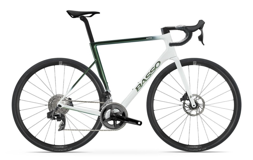 BASSO - silniční kolo Astra disc RIVAL eTap AXS Microtech MrLite Pop green