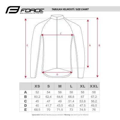 FORCE - dres SPIKE černá bílá (4)
