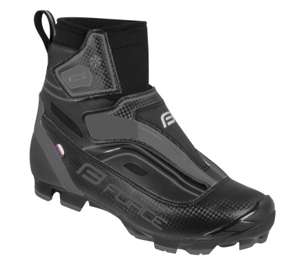 FORCE - zimní MTB tretry ICE21, černé