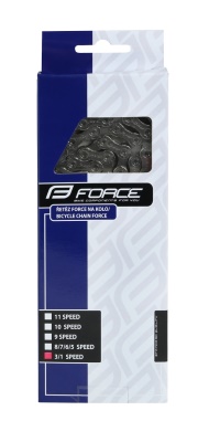 FORCE - řetěz PYC P410 pro 1/3 - kolo hnědý (1)