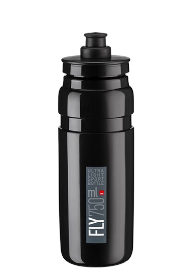 ELITE - láhev FLY 22' černá/šedé logo, 750 ml