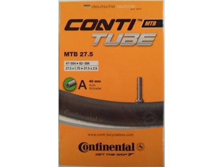CONTINENTAL - duše MTB 27.5" 1.75/2.5 AV (autoventil) CONTINENTAL - duše MTB 27.5" 1.75/2.5 AV (autoventil)