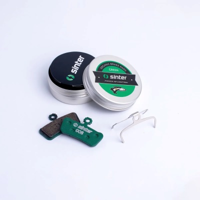 SINTER - brzdové desticky SRAM (G2, GUIDE, ELIXIR TRAIL) GREEN (2)