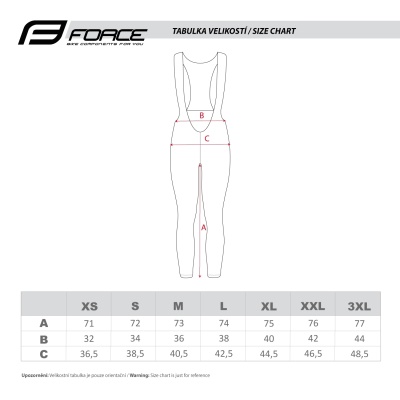 FORCE - kalhoty F REFLEX LINE se šráky bez vl., černé (2)